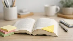 Zakładka do książki z karteczki samoprzylepnej: kieszonka w 1 minutę