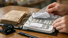 Segregator na leki z torebek z apteki: prosty patent na porządek w domu