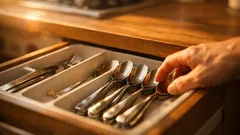 Organizer na sztućce, który naprawdę działa: porządek w szufladzie w 2 sekundy