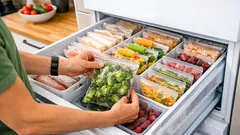 Jak uporządkować zamrażarkę w 30 minut: metoda pionowego przechowywania i etykiety